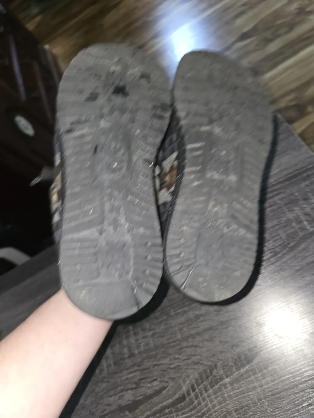 Hey Dude Men  Black Casual Slip-On Shoes Size 10